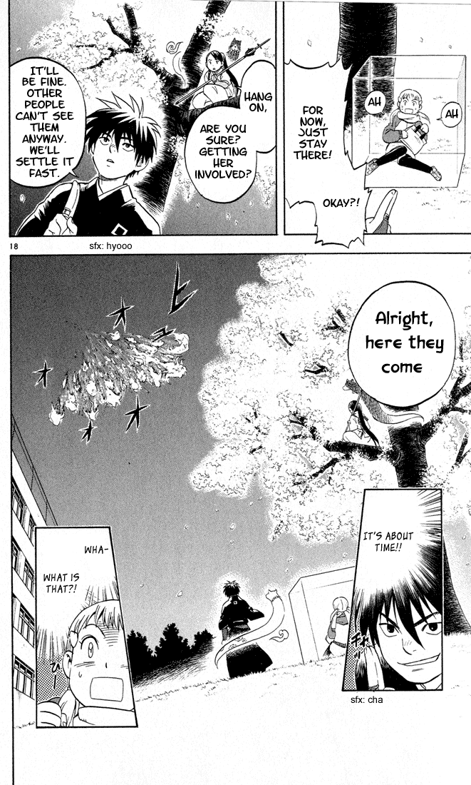 Kekkaishi Chapter 15 page 18 - Chapter 15: Cold Weather Cherry Blossoms (Part 1)