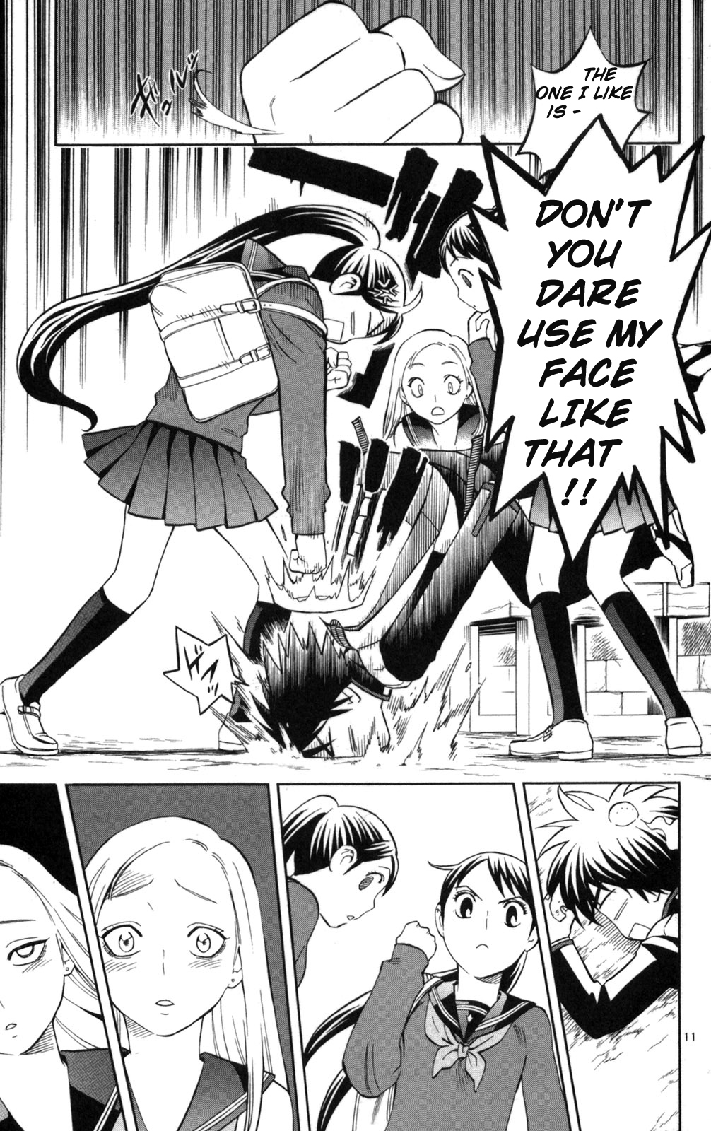 Kekkaishi Chapter 150 page 11 - Chapter 150: Love Triangle
