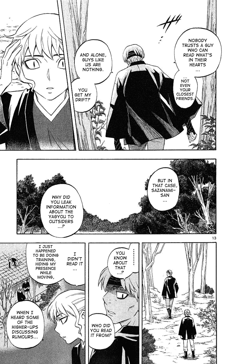 Kekkaishi Chapter 167 page 14 - Chapter 167: Mind Reading