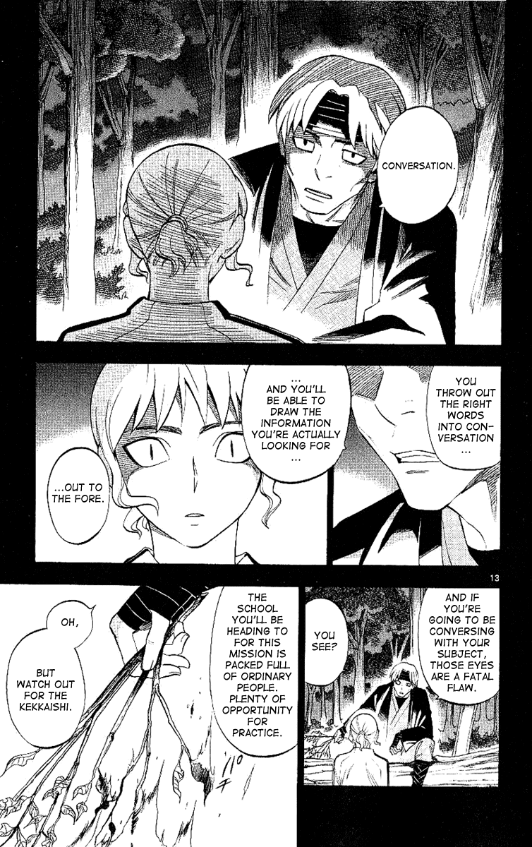 Kekkaishi Chapter 169 page 14 - Chapter 169: Kagemiya Sen
