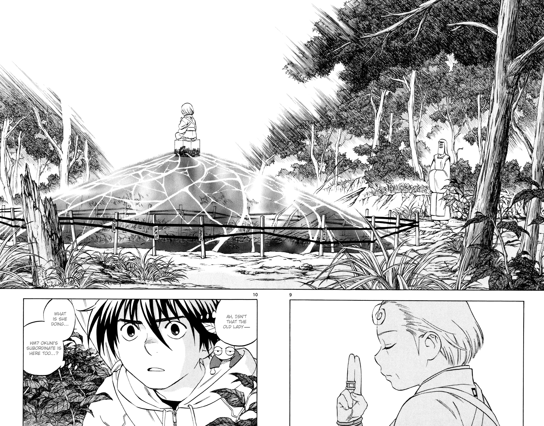 Kekkaishi Chapter 200 page 9 - Chapter 200: Hida Village