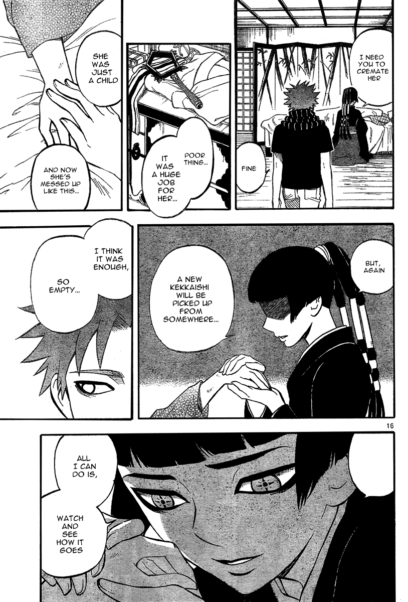 Kekkaishi Chapter 221 page 16 - Chapter 221: Fissures