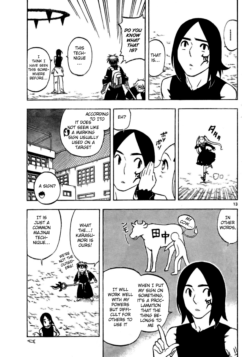 Kekkaishi Chapter 233 page 13 - Chapter 233: Majinai Division