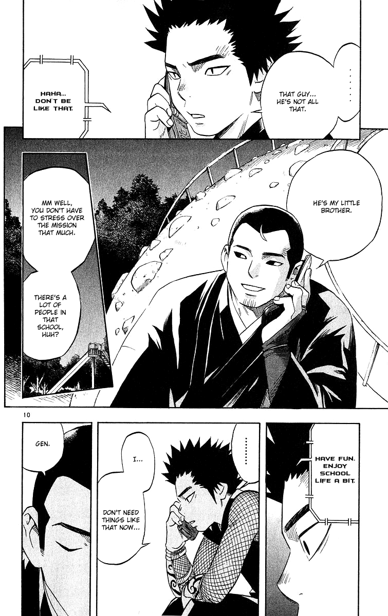 Kekkaishi Chapter 52 page 10 - Chapter 52: Masamori & Gen