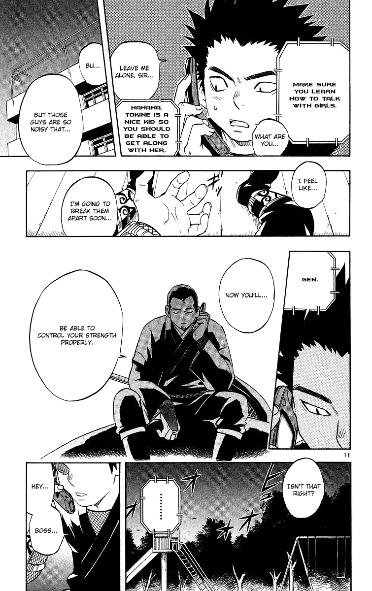 Kekkaishi Chapter 52 page 11 - Chapter 52: Masamori & Gen