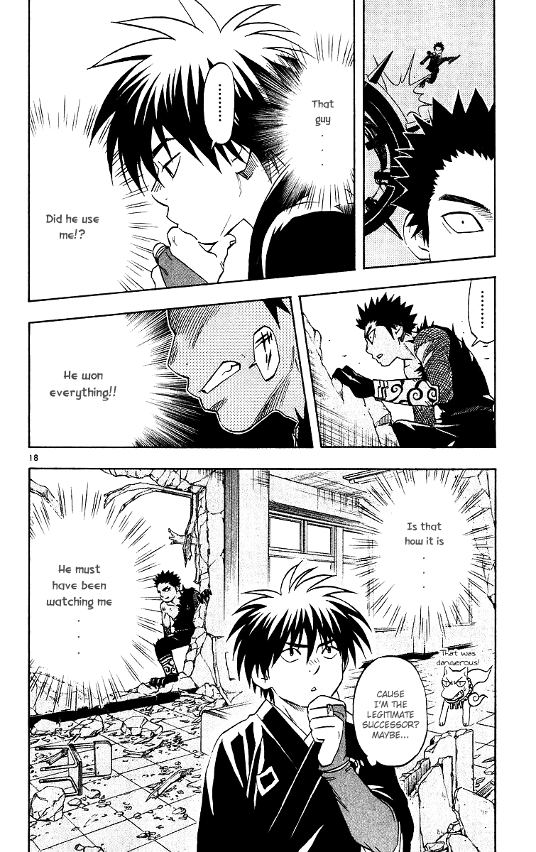 Kekkaishi Chapter 54 page 18 - Chapter 54: Legitimate Successor