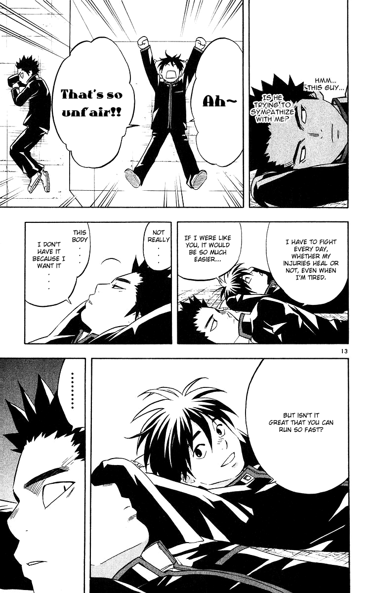 Kekkaishi Chapter 55 page 13 - Chapter 55: The Wanted Man