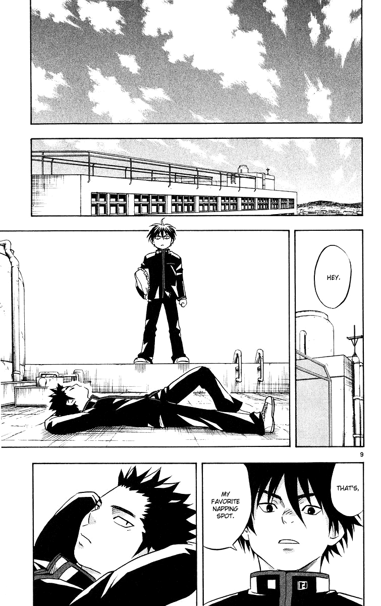 Kekkaishi Chapter 55 page 9 - Chapter 55: The Wanted Man
