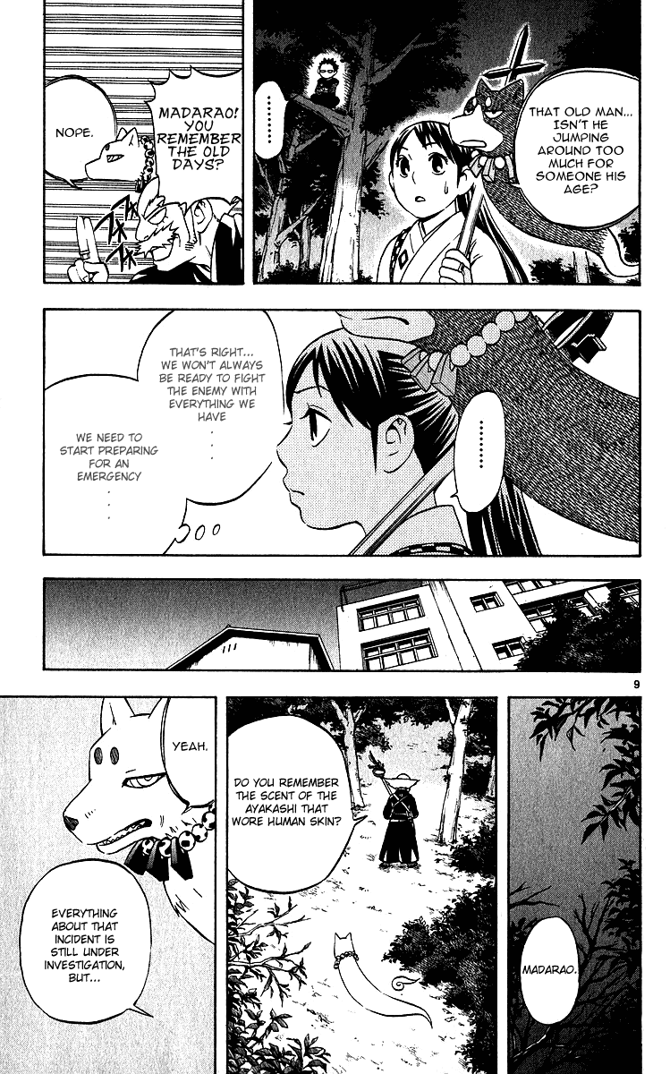 Kekkaishi Chapter 60 page 9 - Chapter 60: Gramp's Night