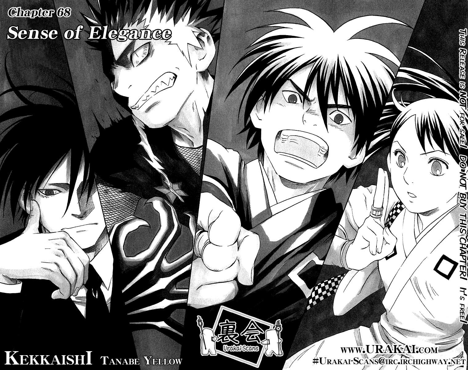 Kekkaishi Chapter 68 page 2 - Chapter 68: Sense of Elegance