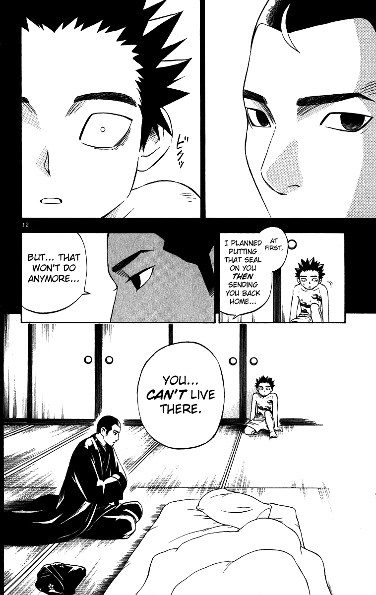 Kekkaishi Chapter 73 page 12 - Chapter 73: Four Years Ago (Part 3)