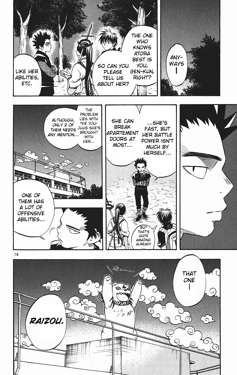 Kekkaishi Chapter 78 page 14 - Chapter 78: Raizou