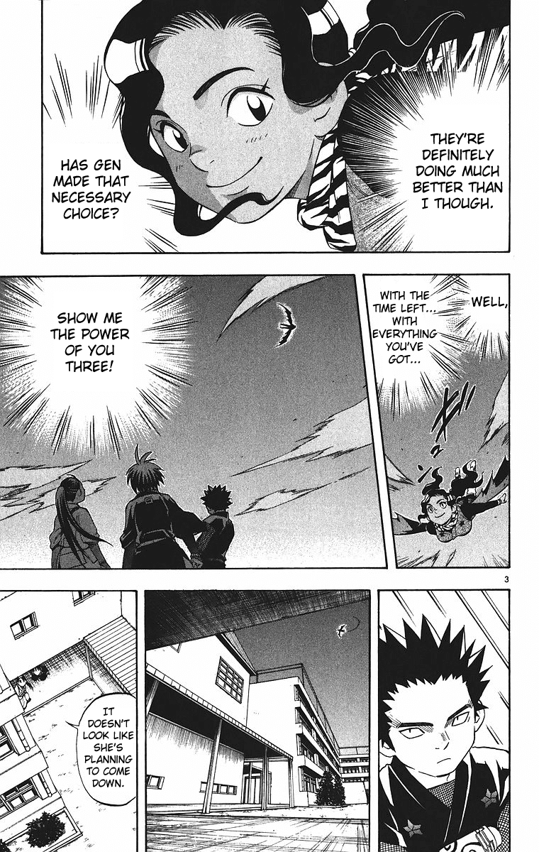 Kekkaishi Chapter 79 page 4 - Chapter 79: Aerial Battle