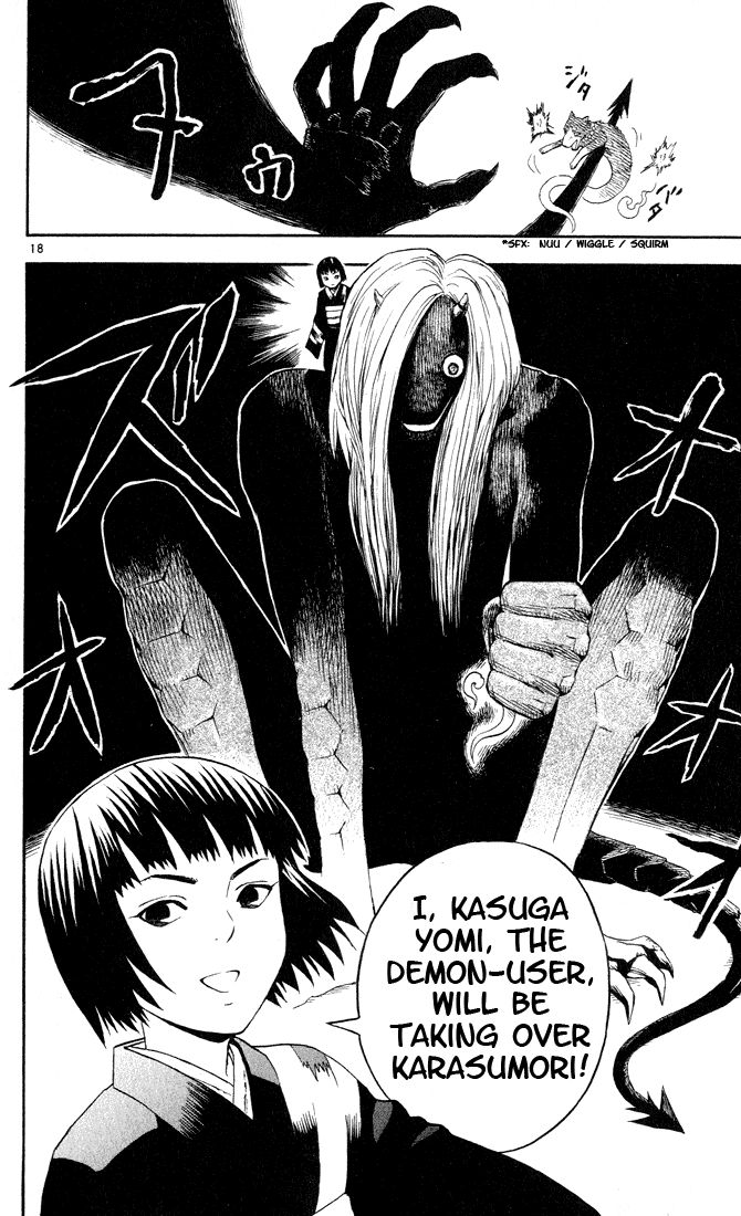 Kekkaishi Chapter 9 page 18 - Chapter 9: Demon Tamer