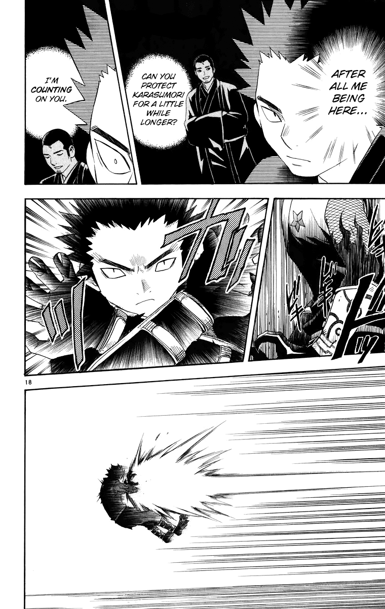 Kekkaishi Chapter 91 page 18 - Chapter 91: Demon of Flames