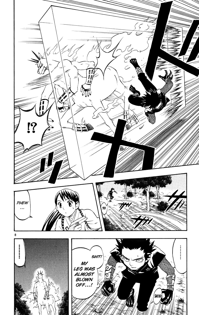 Kekkaishi Chapter 91 page 8 - Chapter 91: Demon of Flames