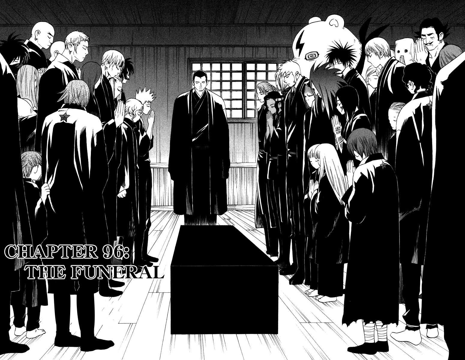 Kekkaishi Chapter 96 page 7 - Chapter 96: The Funeral