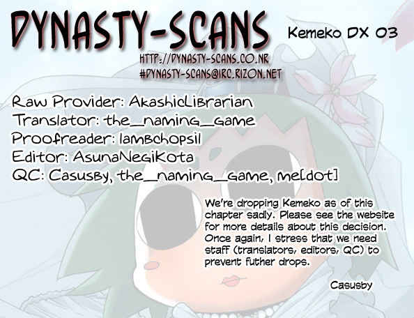 Kemeko Deluxe! Chapter 3 page 26 - Chapter 3