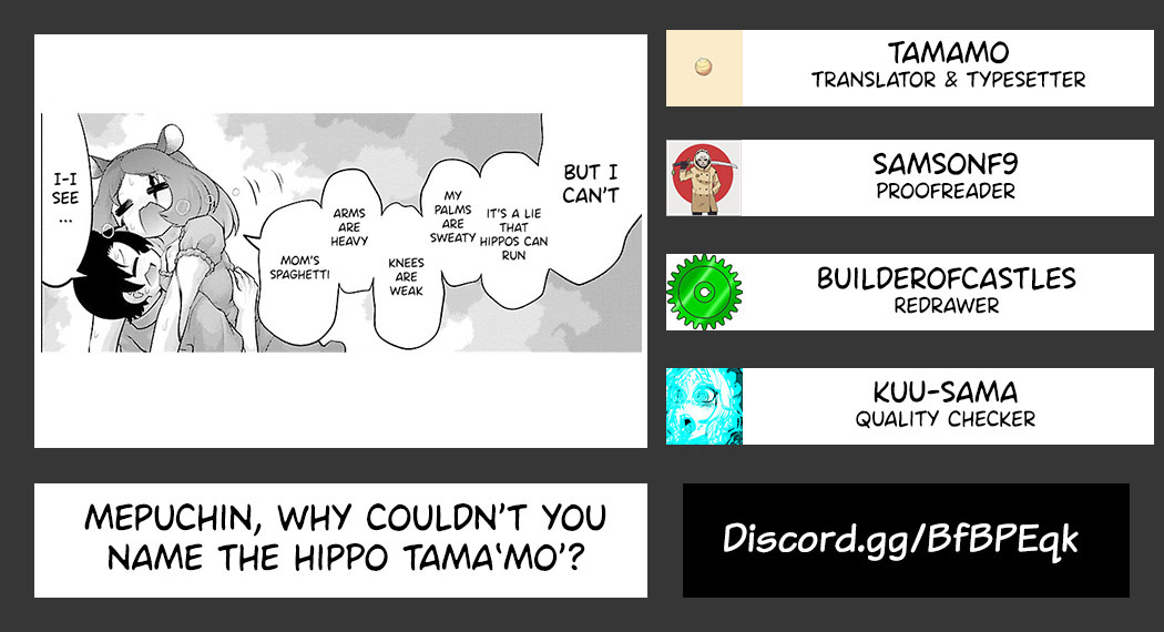 Kemokko Dobutsuen! Chapter 20 page 26 - Chapter 20: Tama the hippo
