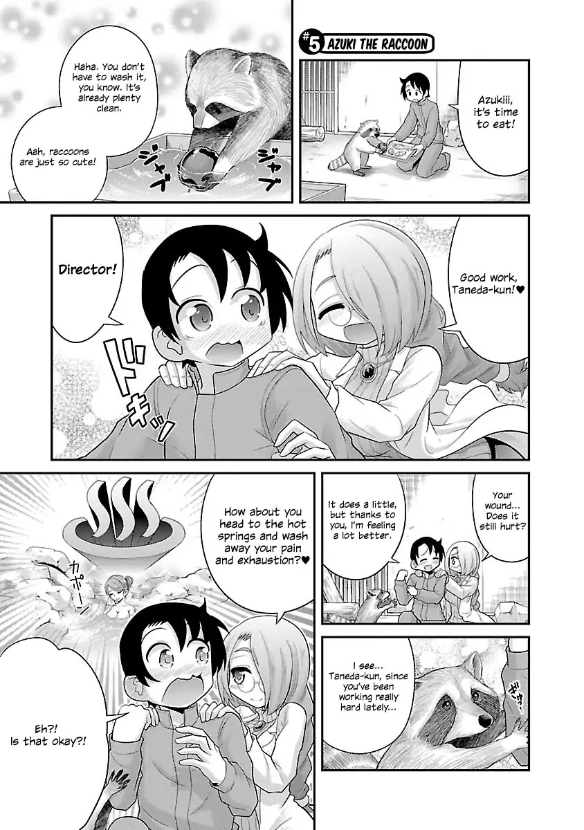 Kemokko Dobutsuen! Chapter 5 page 1 - Chapter 5: Azuki the Raccoon