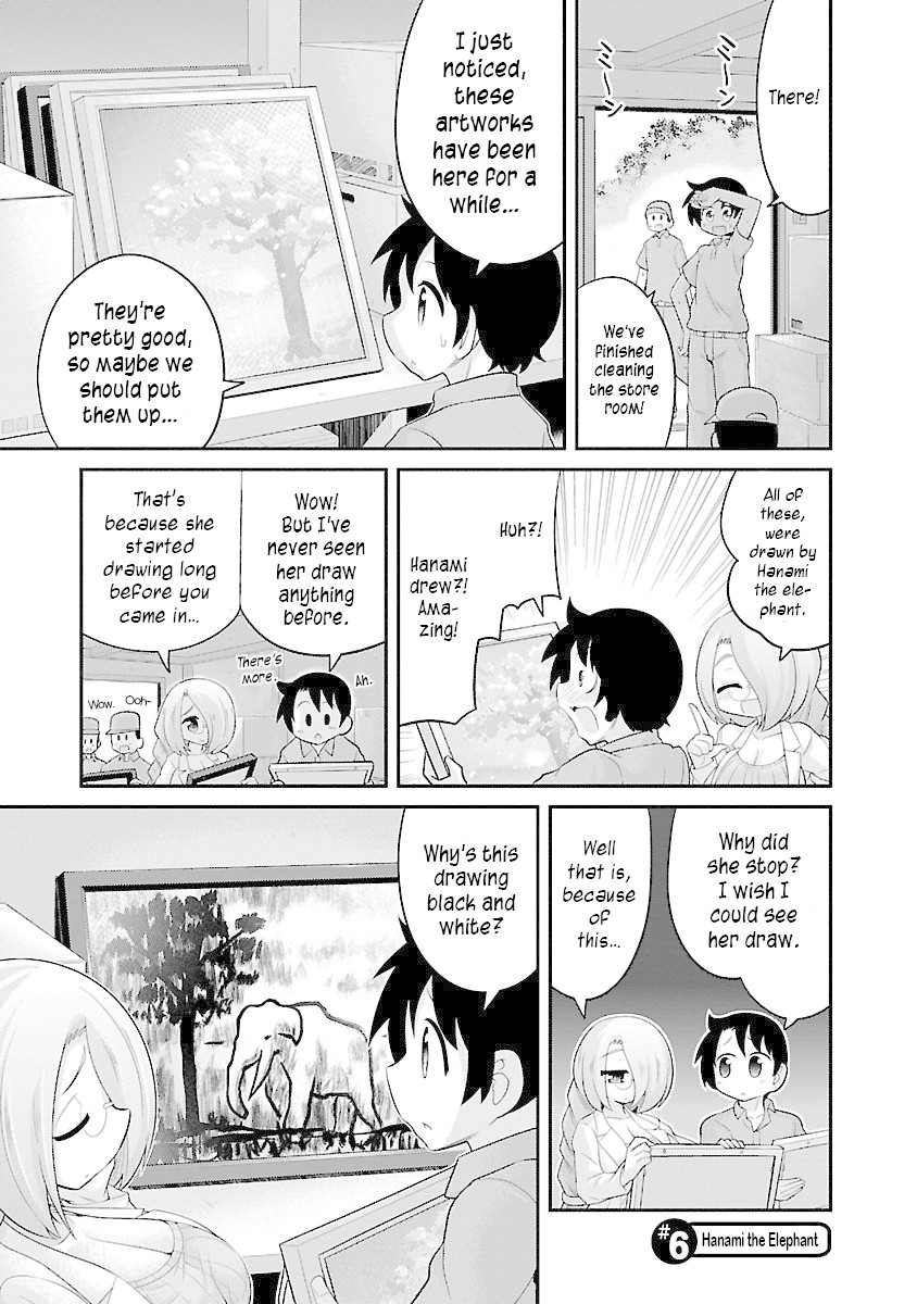 Kemokko Dobutsuen! Chapter 6 page 1 - Chapter 6: Hanami the Elephant