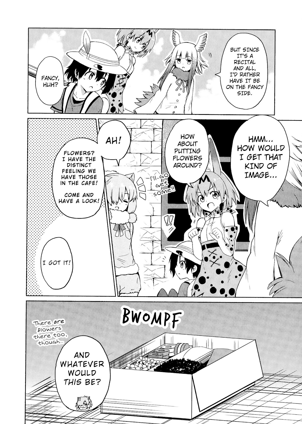 Kemono Friends Comic A La Carte Japari Park Anthology Chapter 3 page 4 - Chapter 3 : "Crested Ibis-san's Recital"