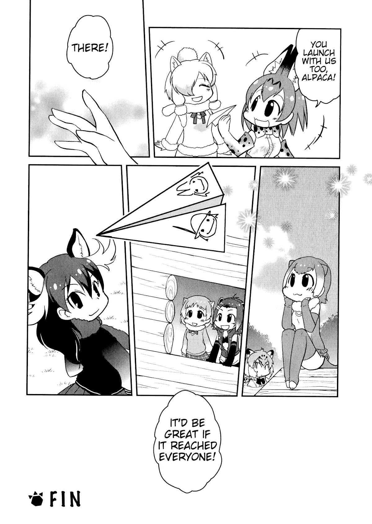 Kemono Friends Comic A La Carte Japari Park Anthology Chapter 5 page 8 - Chapter 5 : "Carefree Friends"