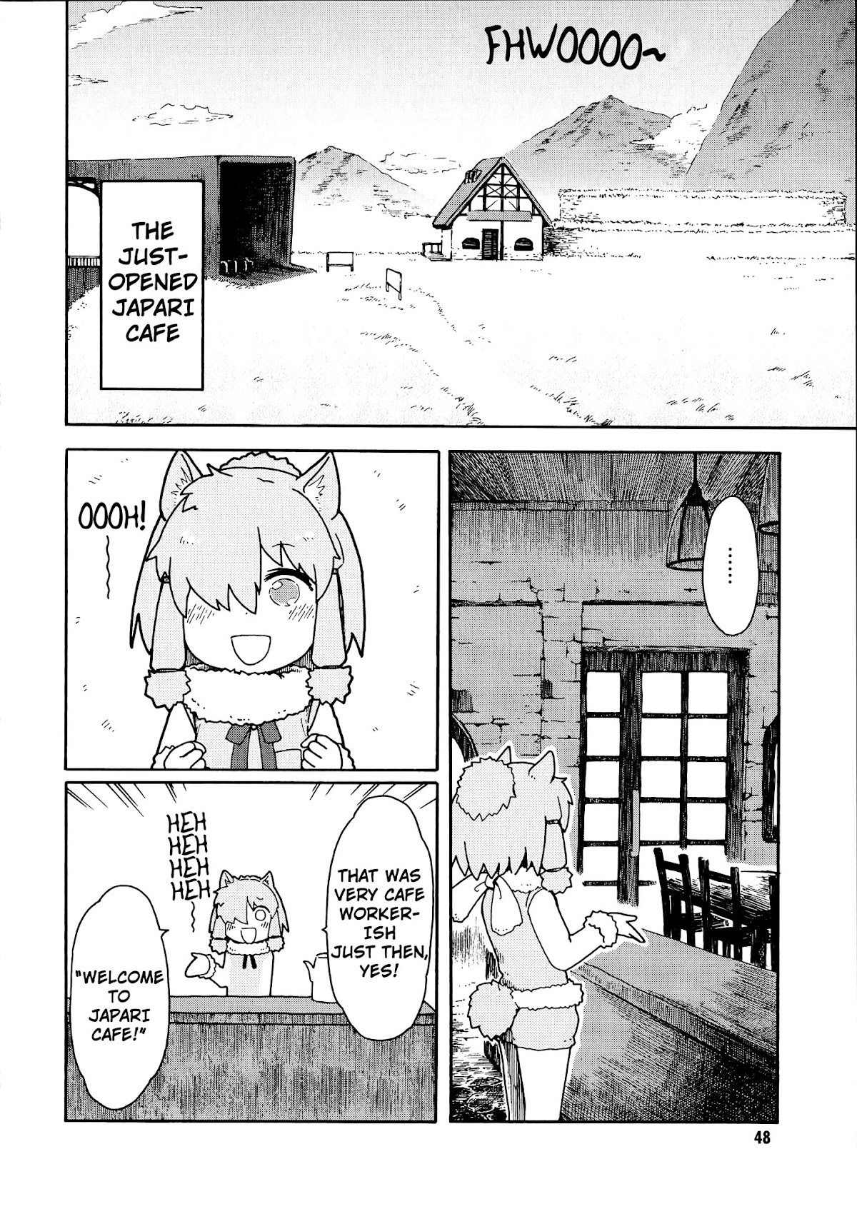 Kemono Friends Comic A La Carte Japari Park Anthology Chapter 6 page 2 - Chapter 6 : "Japari Cafe Beginnings"