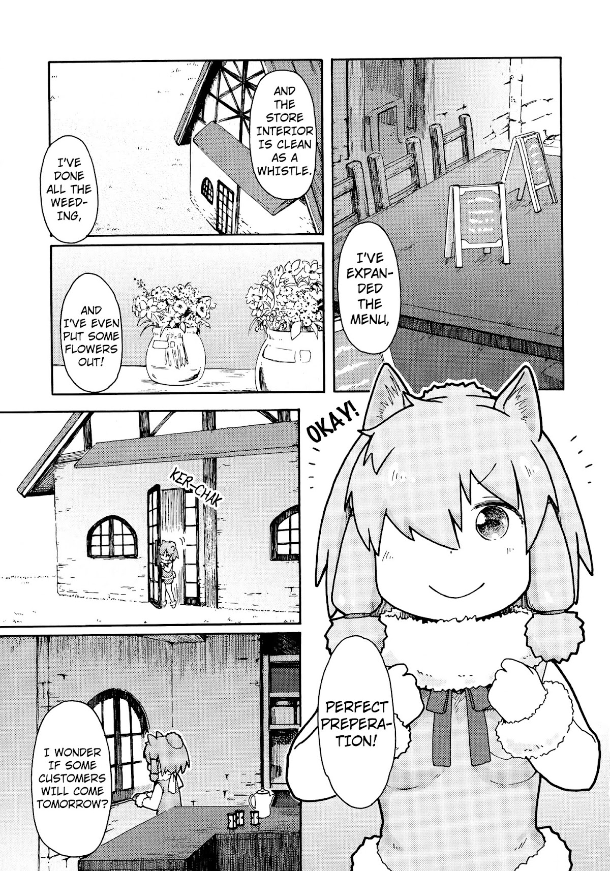 Kemono Friends Comic A La Carte Japari Park Anthology Chapter 6 page 5 - Chapter 6 : "Japari Cafe Beginnings"