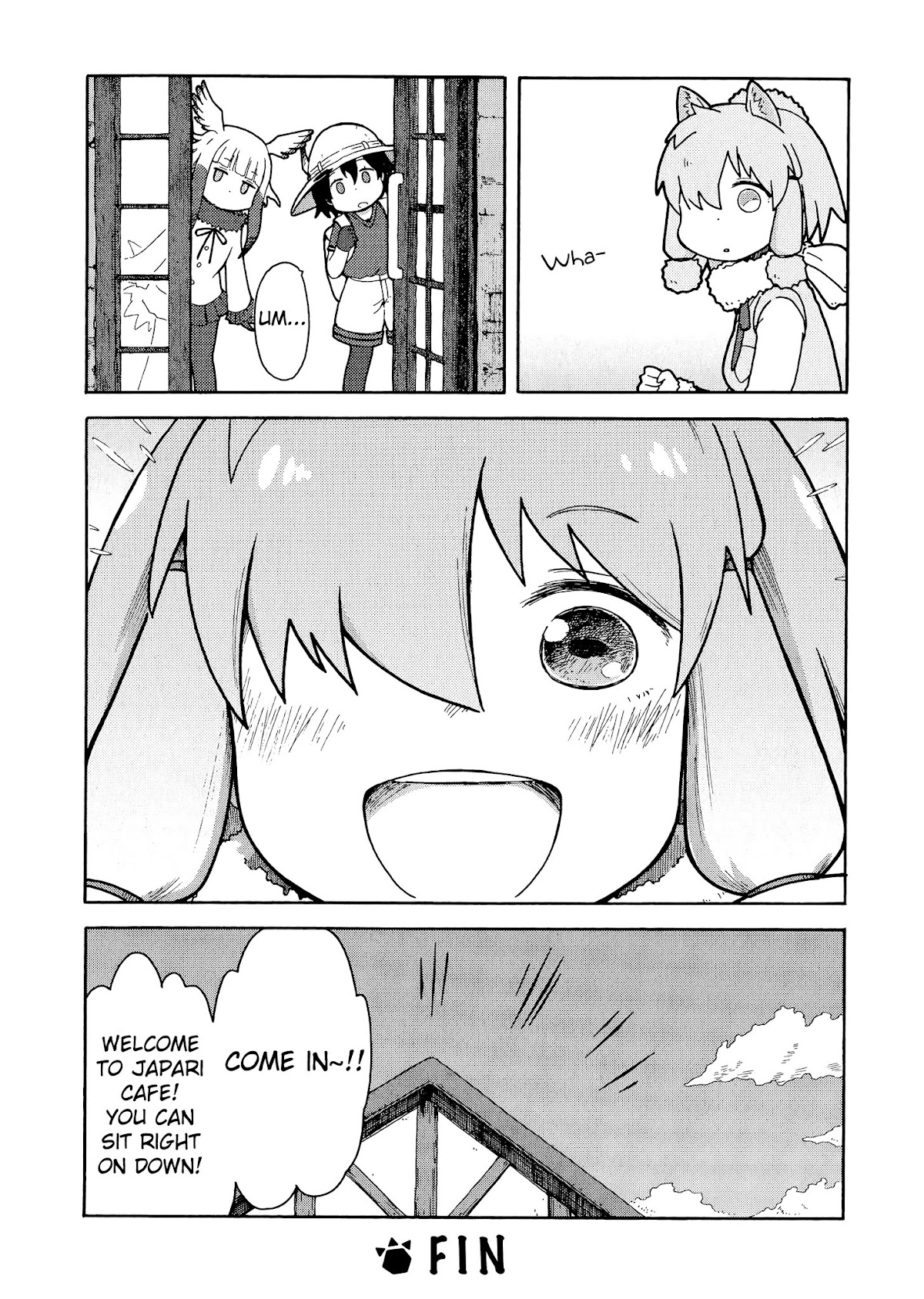 Kemono Friends Comic A La Carte Japari Park Anthology Chapter 6 page 8 - Chapter 6 : "Japari Cafe Beginnings"