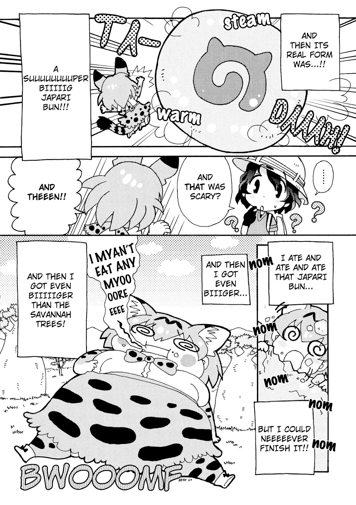 Kemono Friends Comic A La Carte Japari Park Anthology Chapter 8 page 4 - Chapter 8 : "Japari Buns are Scaaary!"
