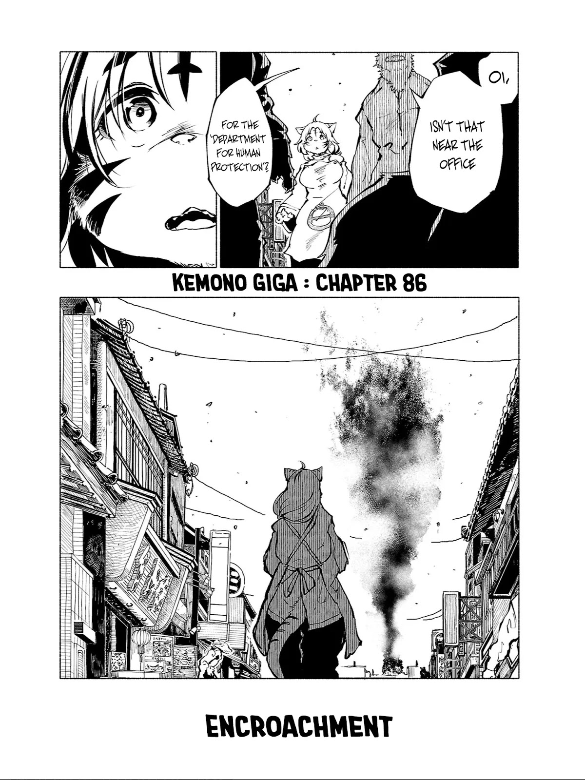 Kemono Giga Chapter 86 page 4 - Chapter 86: Encroachment