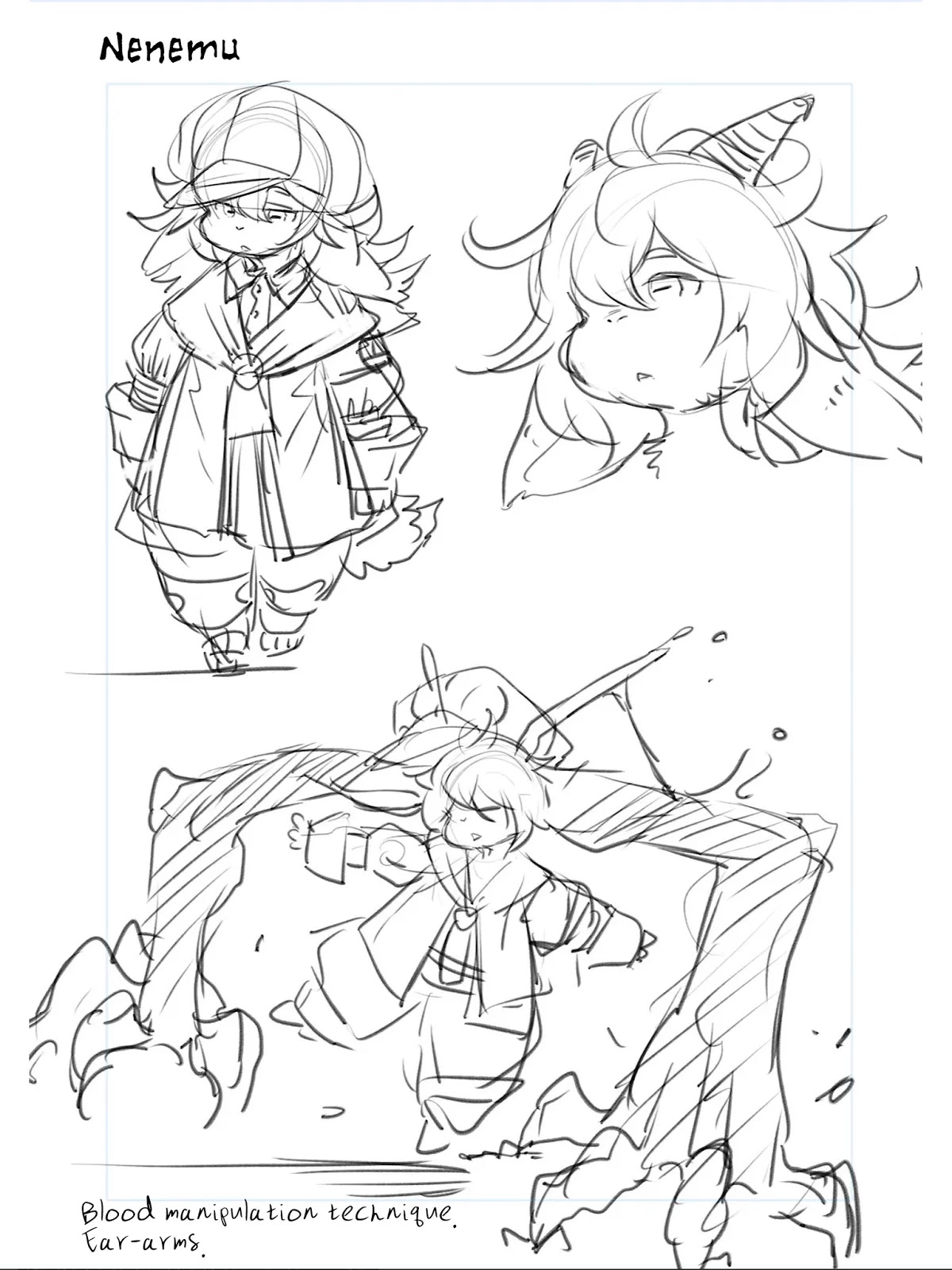 Kemono Giga Chapter 89.5 page 19 - Chapter 89.5: Kemono Giga + Kemono Attack Squad Akatsuki Concept Art