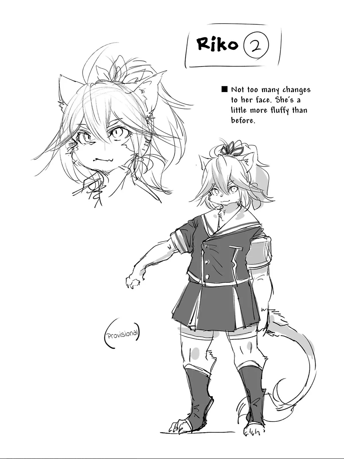Kemono Giga Chapter 89.5 page 22 - Chapter 89.5: Kemono Giga + Kemono Attack Squad Akatsuki Concept Art