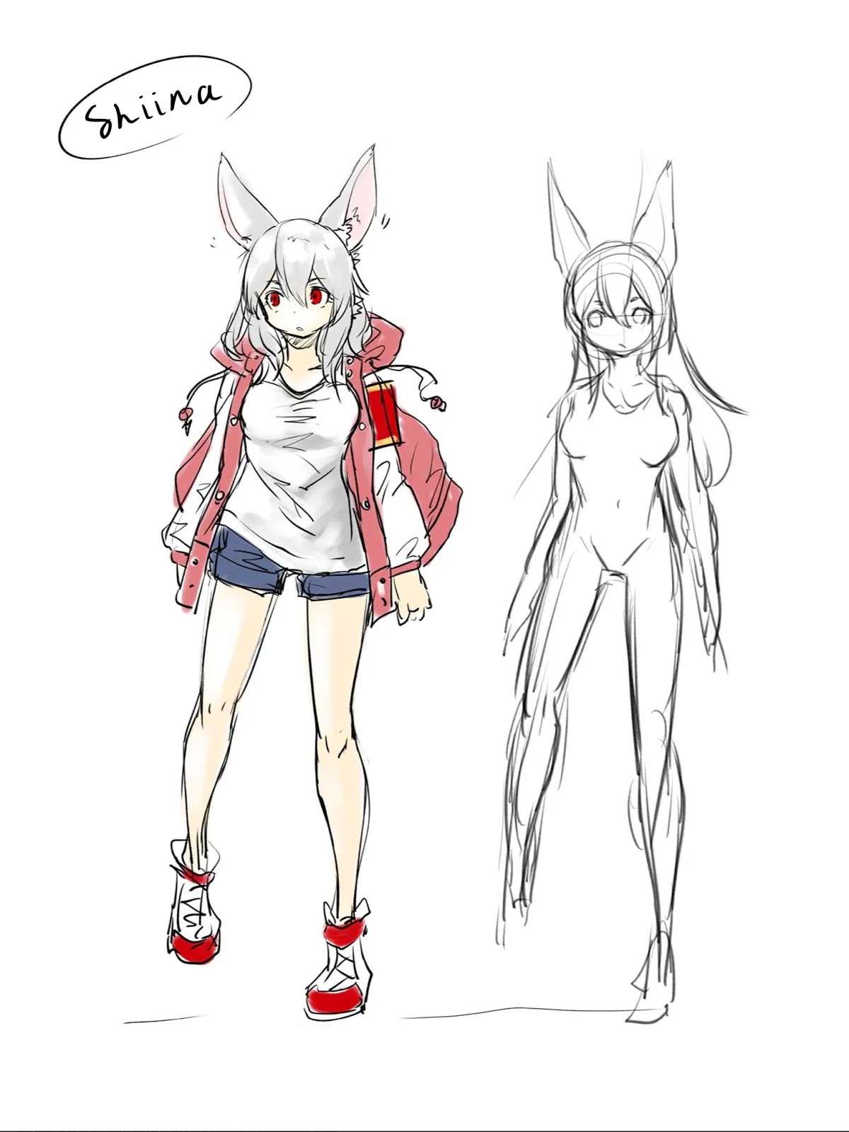 Kemono Giga Chapter 89.5 page 30 - Chapter 89.5: Kemono Giga + Kemono Attack Squad Akatsuki Concept Art