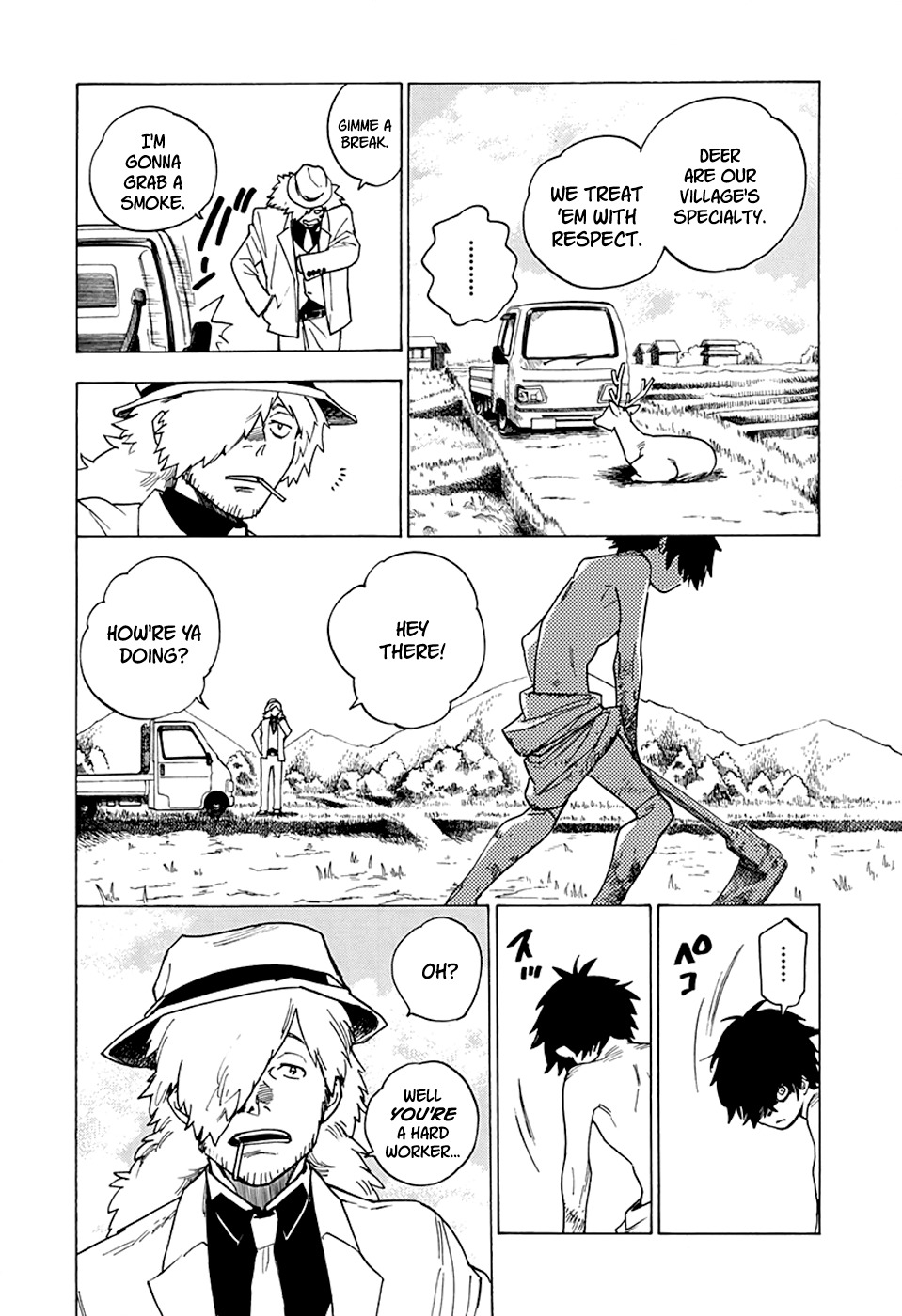 Kemono Jihen Chapter 1 page 10 - Chapter 1: The Dorotabo of the Deer Village