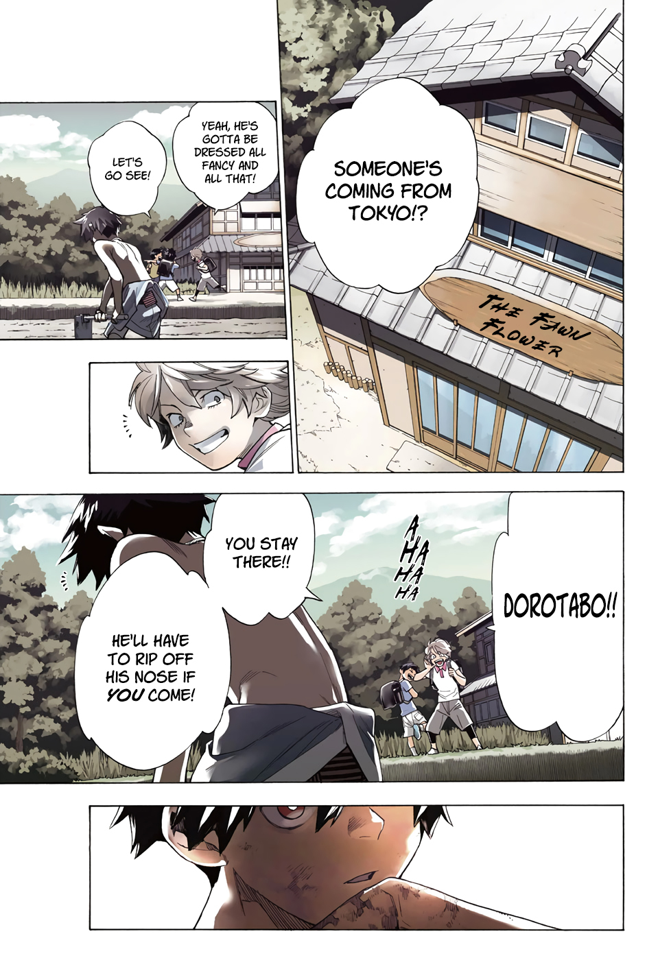 Kemono Jihen Chapter 1 page 4 - Chapter 1: The Dorotabo of the Deer Village