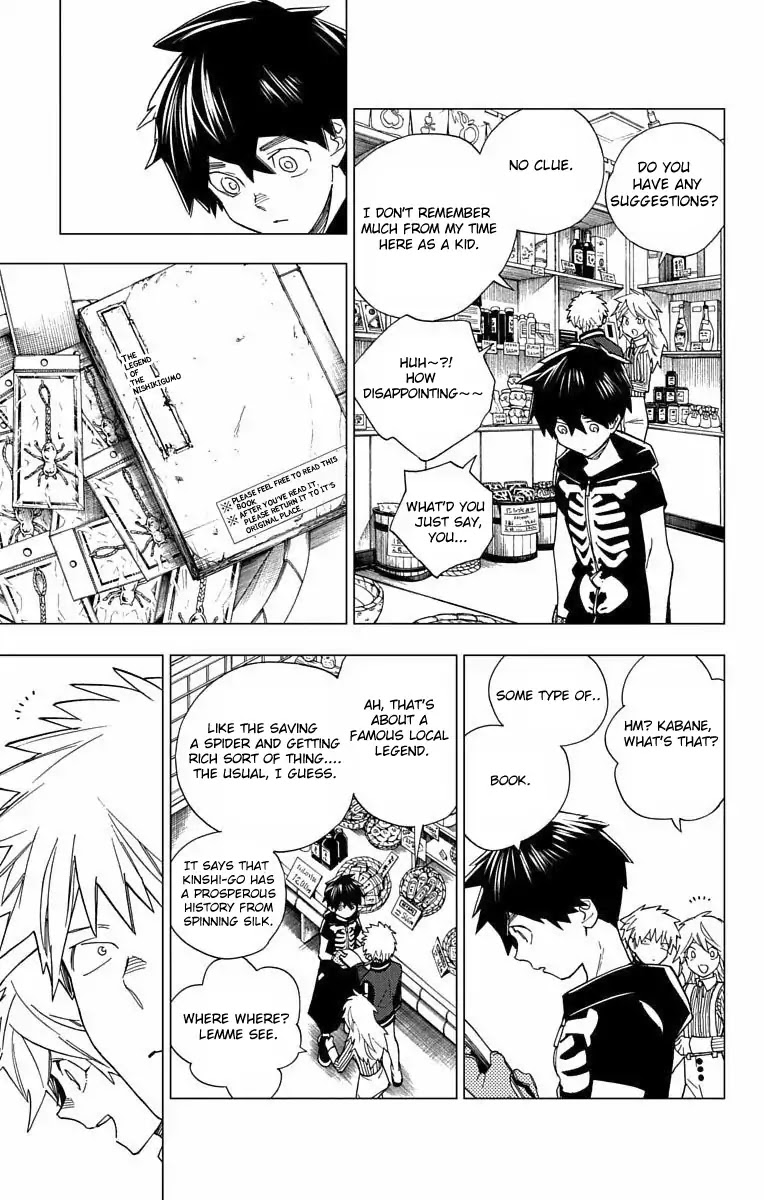 Kemono Jihen Chapter 11 page 10 - Chapter 11: The Spider's Thread