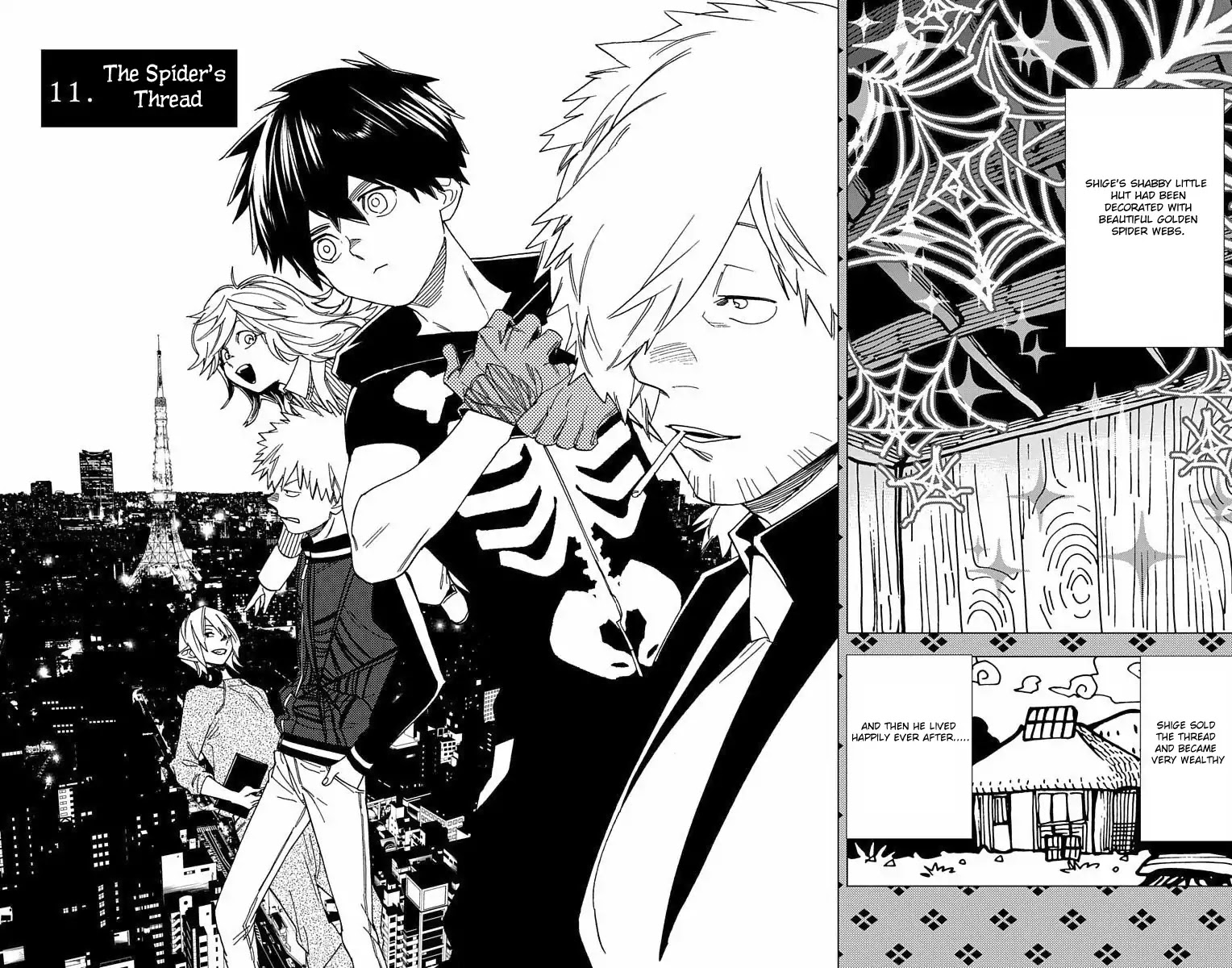 Kemono Jihen Chapter 11 page 2 - Chapter 11: The Spider's Thread