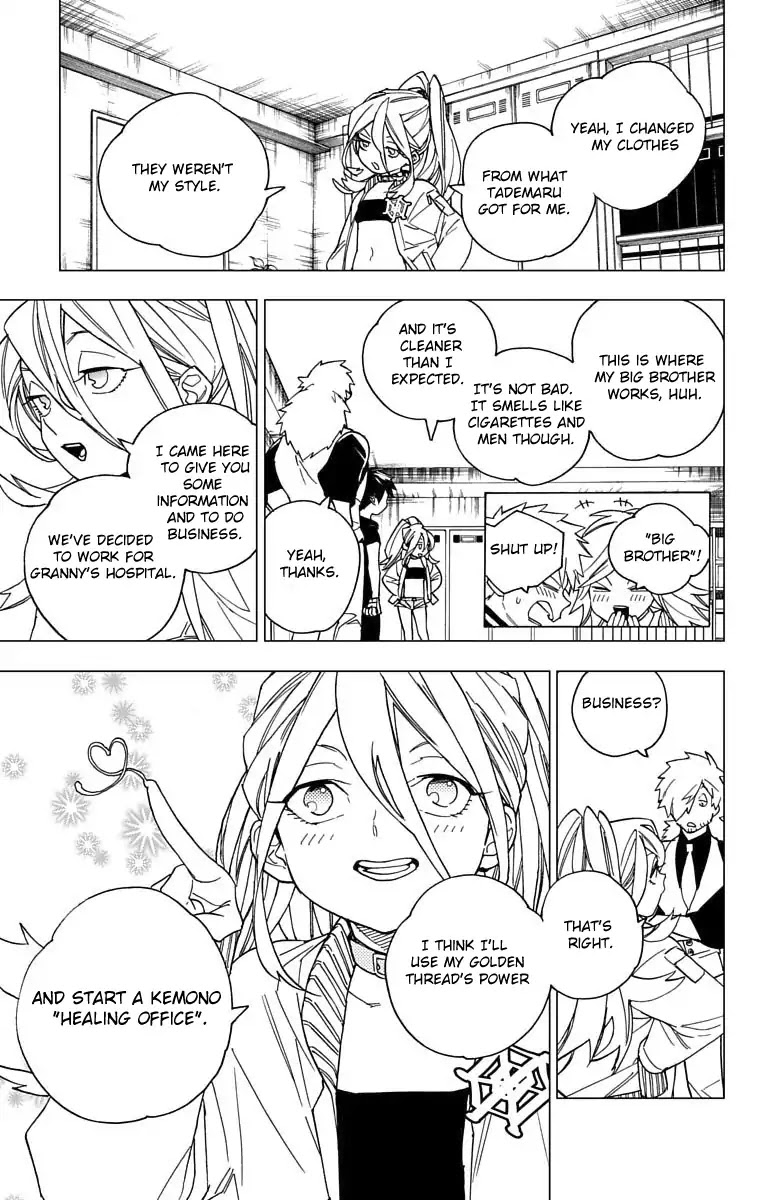 Kemono Jihen Chapter 15 page 9 - Chapter 15: Takeshita Street, Harujuku's Obsession