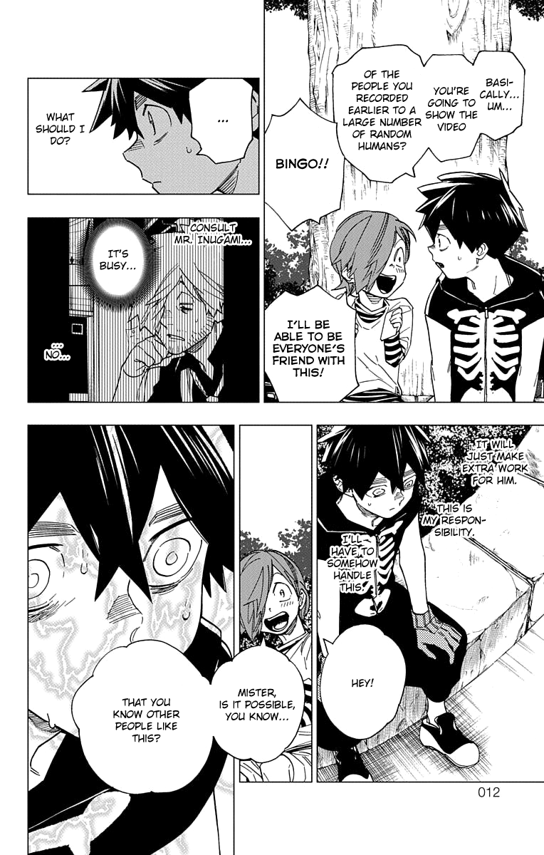 Kemono Jihen Chapter 16 page 14 - Chapter 16: Kabane's Long Day