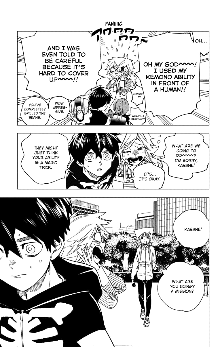 Kemono Jihen Chapter 16 page 25 - Chapter 16: Kabane's Long Day