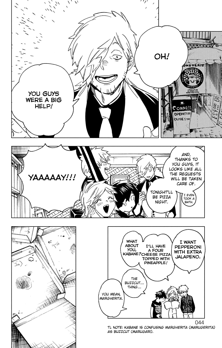 Kemono Jihen Chapter 16 page 46 - Chapter 16: Kabane's Long Day