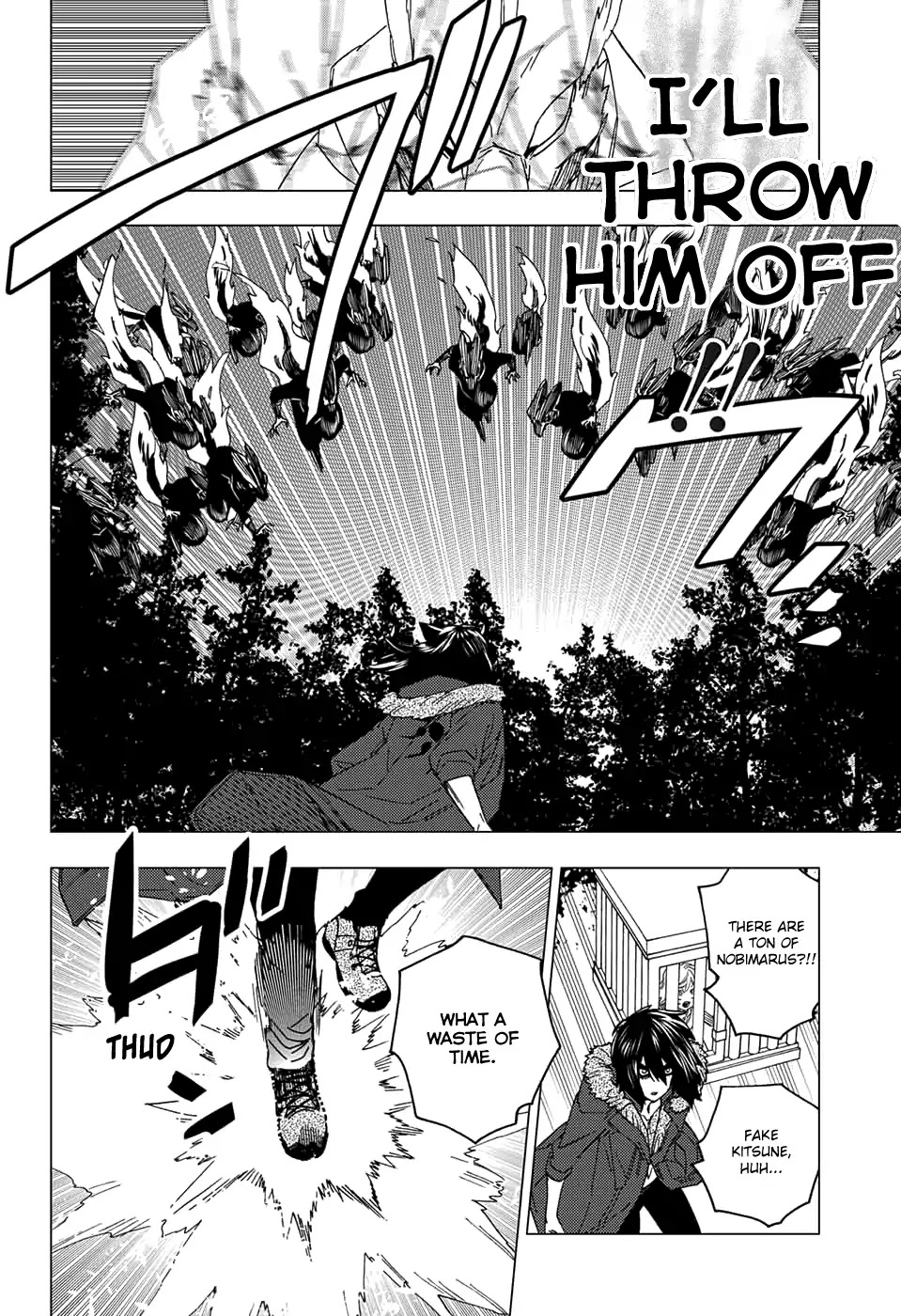 Kemono Jihen Chapter 19 page 8 - Chapter 19: Flaming Corpse