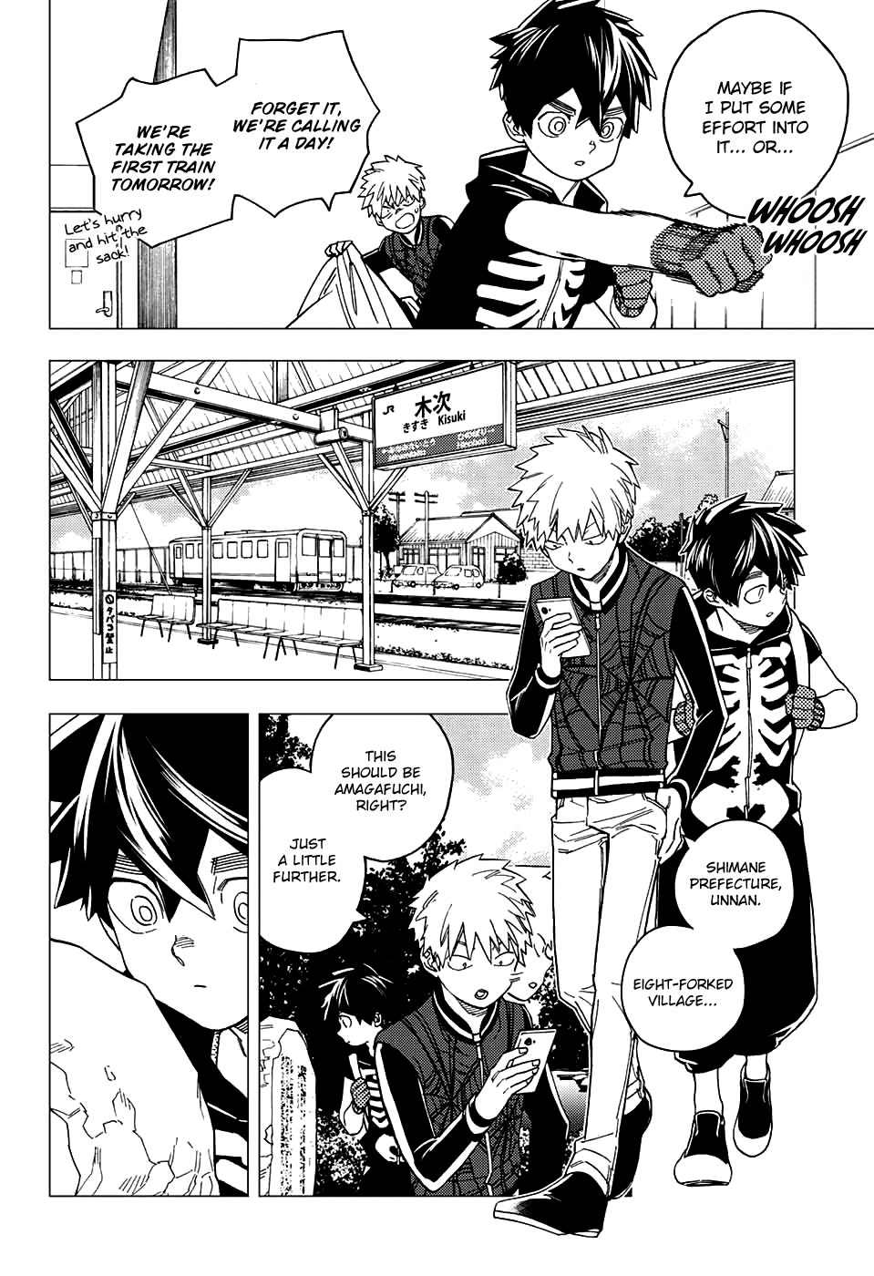 Kemono Jihen Chapter 28 page 10 - Chapter 28: Snakes of Ash