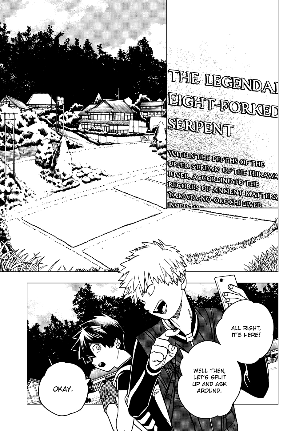 Kemono Jihen Chapter 28 page 11 - Chapter 28: Snakes of Ash