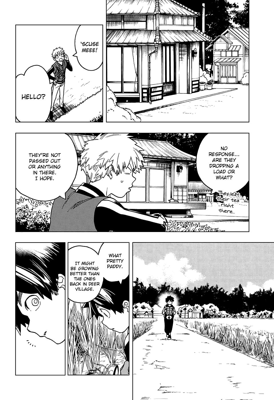 Kemono Jihen Chapter 28 page 12 - Chapter 28: Snakes of Ash