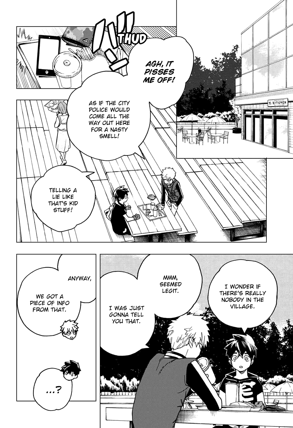 Kemono Jihen Chapter 28 page 18 - Chapter 28: Snakes of Ash