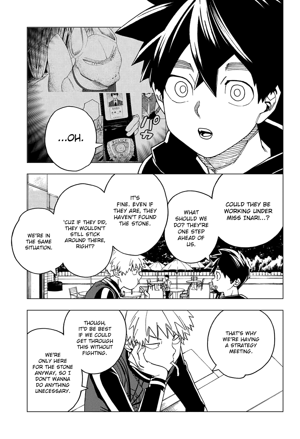 Kemono Jihen Chapter 28 page 19 - Chapter 28: Snakes of Ash