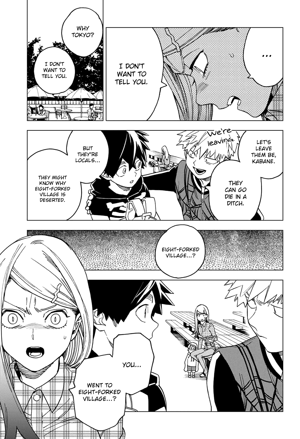 Kemono Jihen Chapter 28 page 27 - Chapter 28: Snakes of Ash